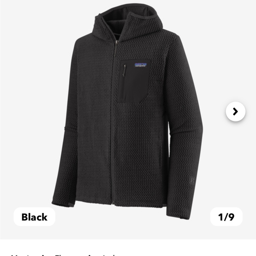 R1 men’s worn wear hoodie